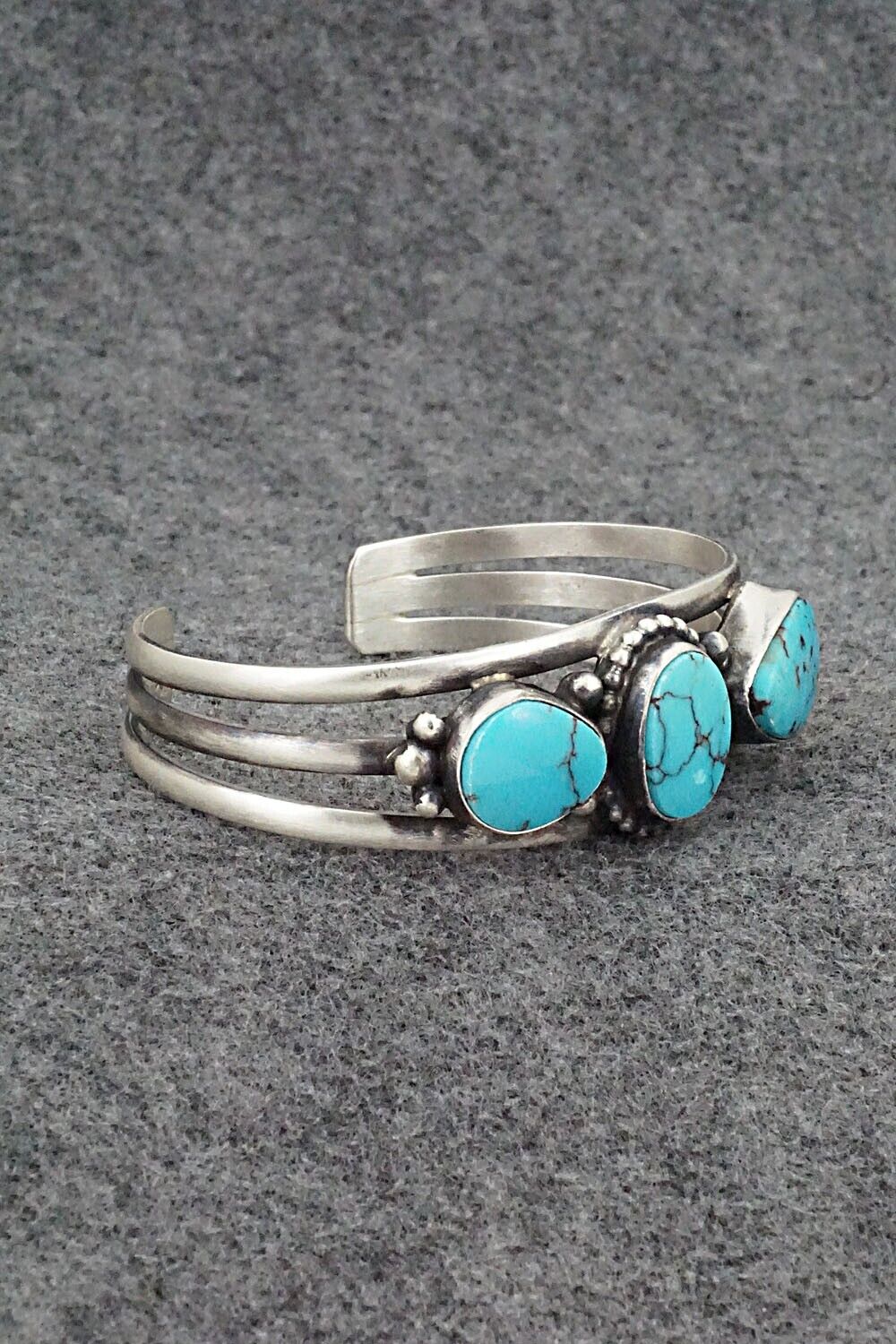 Turquoise & Sterling Silver Bracelet - Darrin Livingston