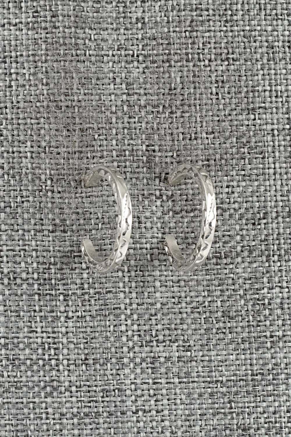 Sterling Silver Hoop Earrings - Elaine Tahe