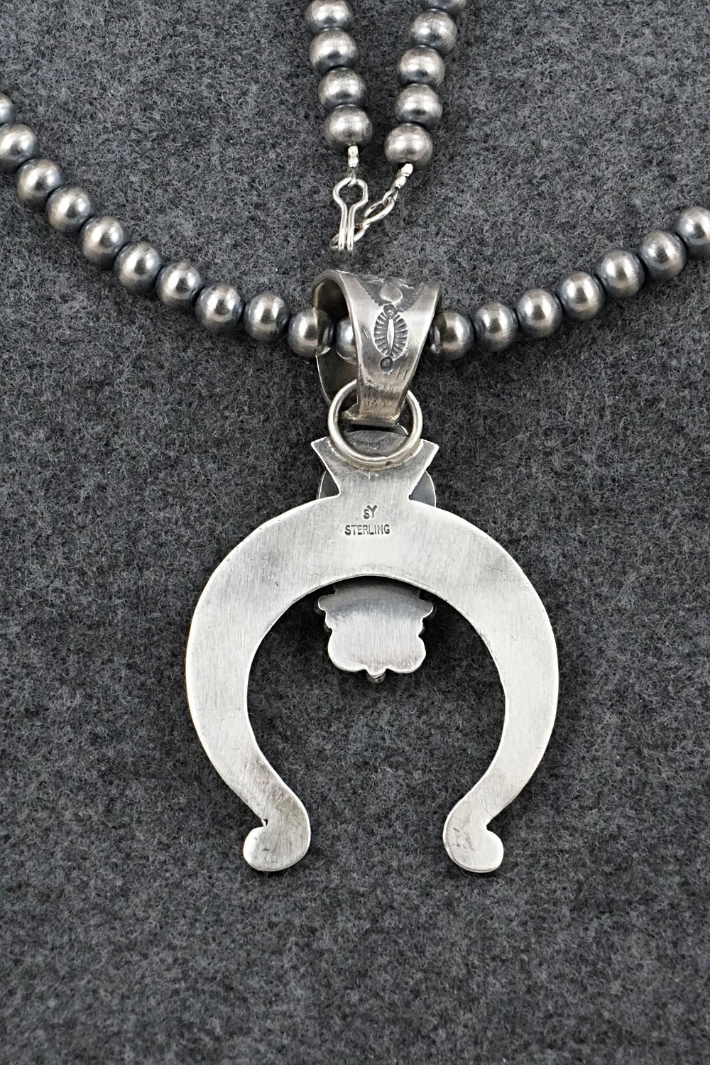 Turquoise & Sterling Silver Necklace - Samuel Yellowhair