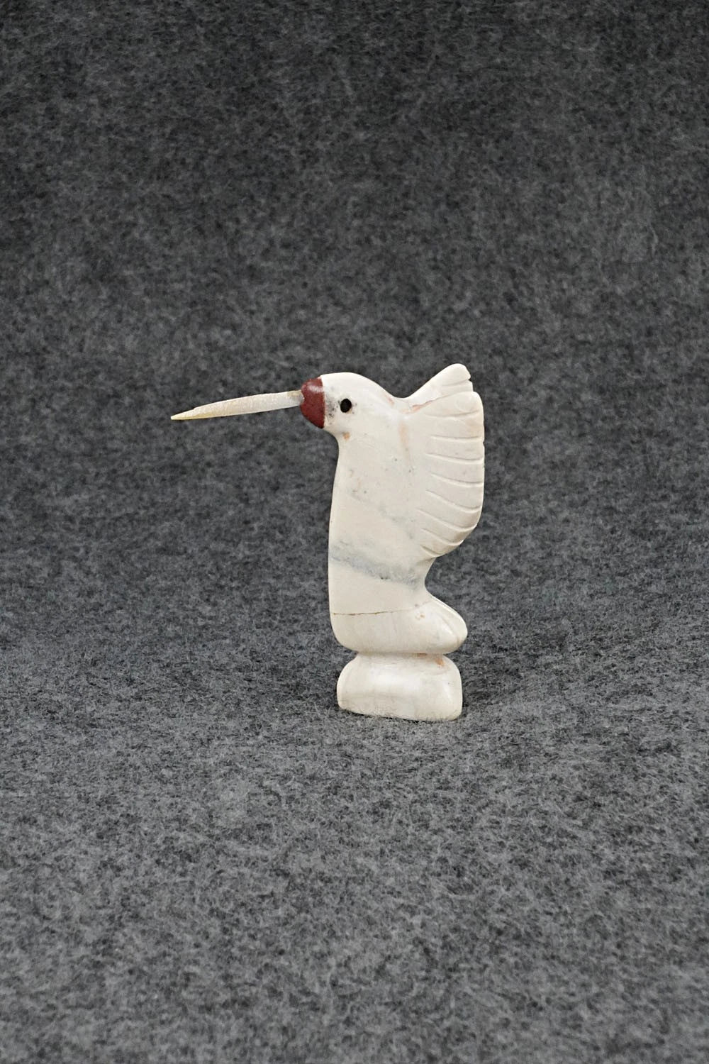 Hummingbird Zuni Fetish Carving - Justin Red Elk