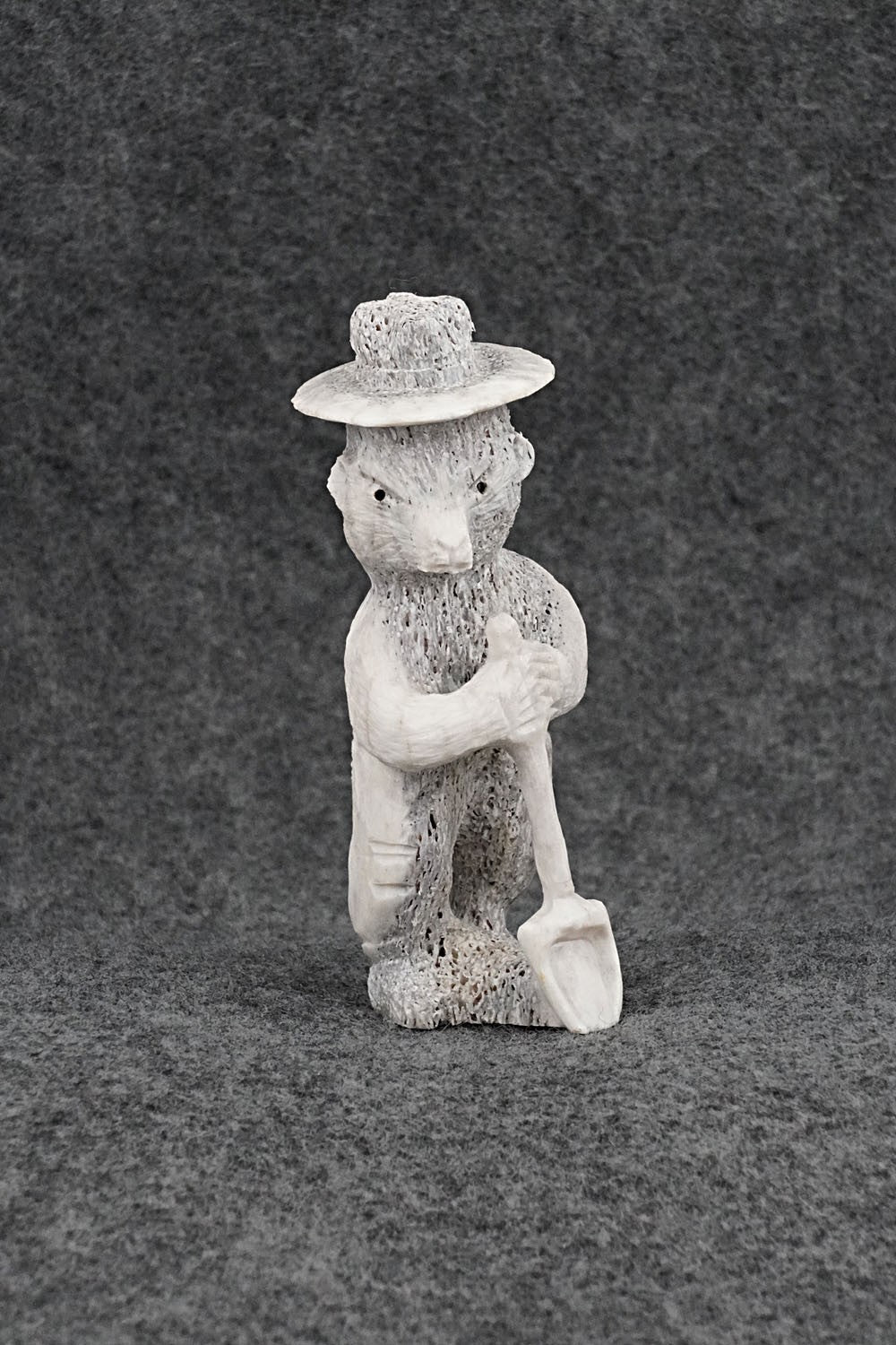 Smokey Bear Zuni Fetish Carving - Chris Peina