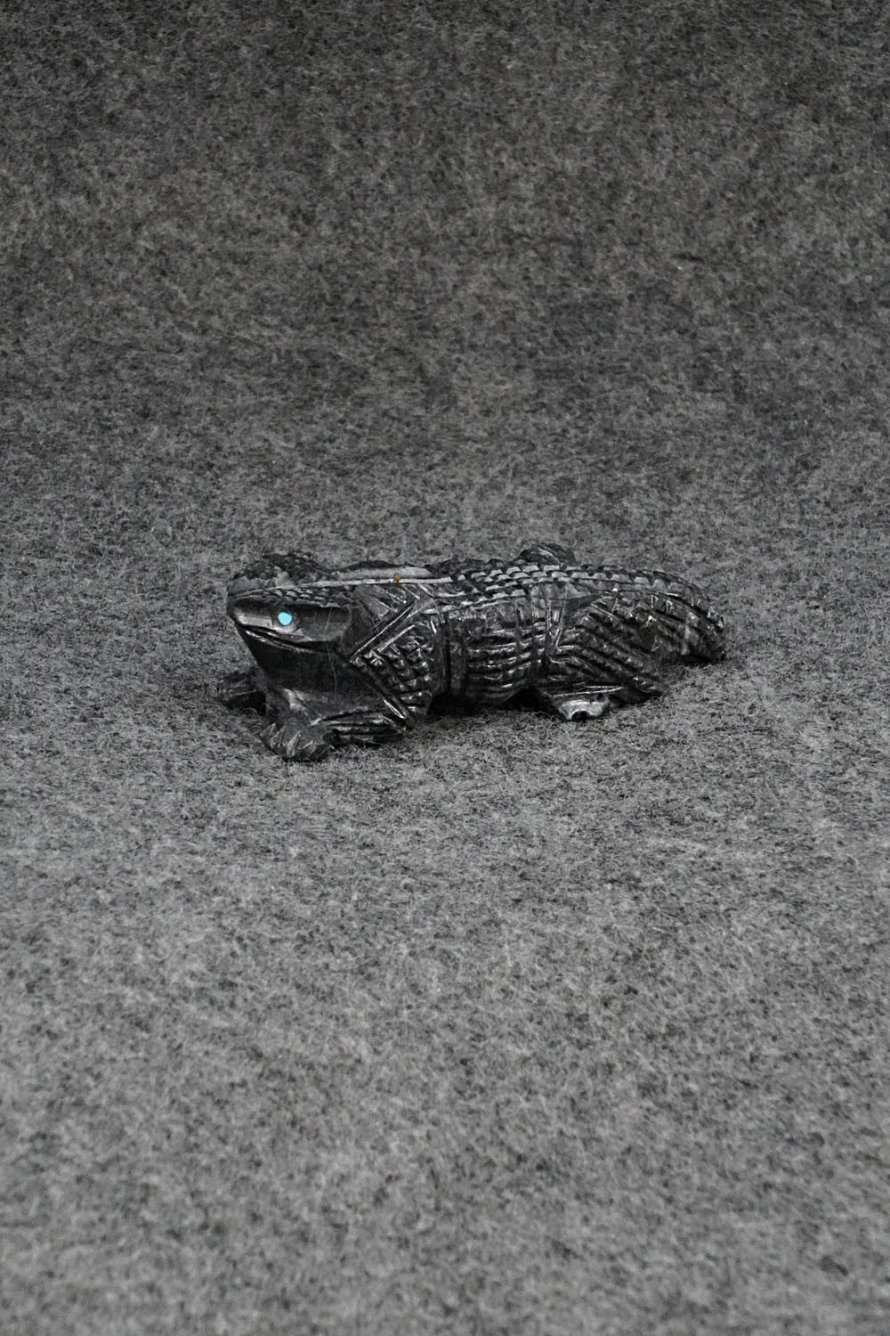 Horned Toad Zuni Fetish Carving - Tony Mackel