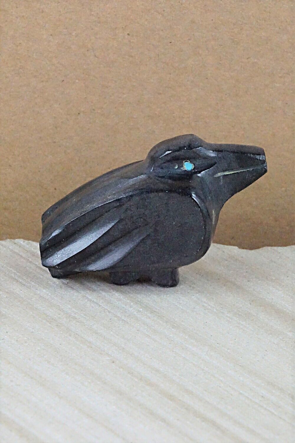 Crow Zuni Fetish Carving - Tim Lementino