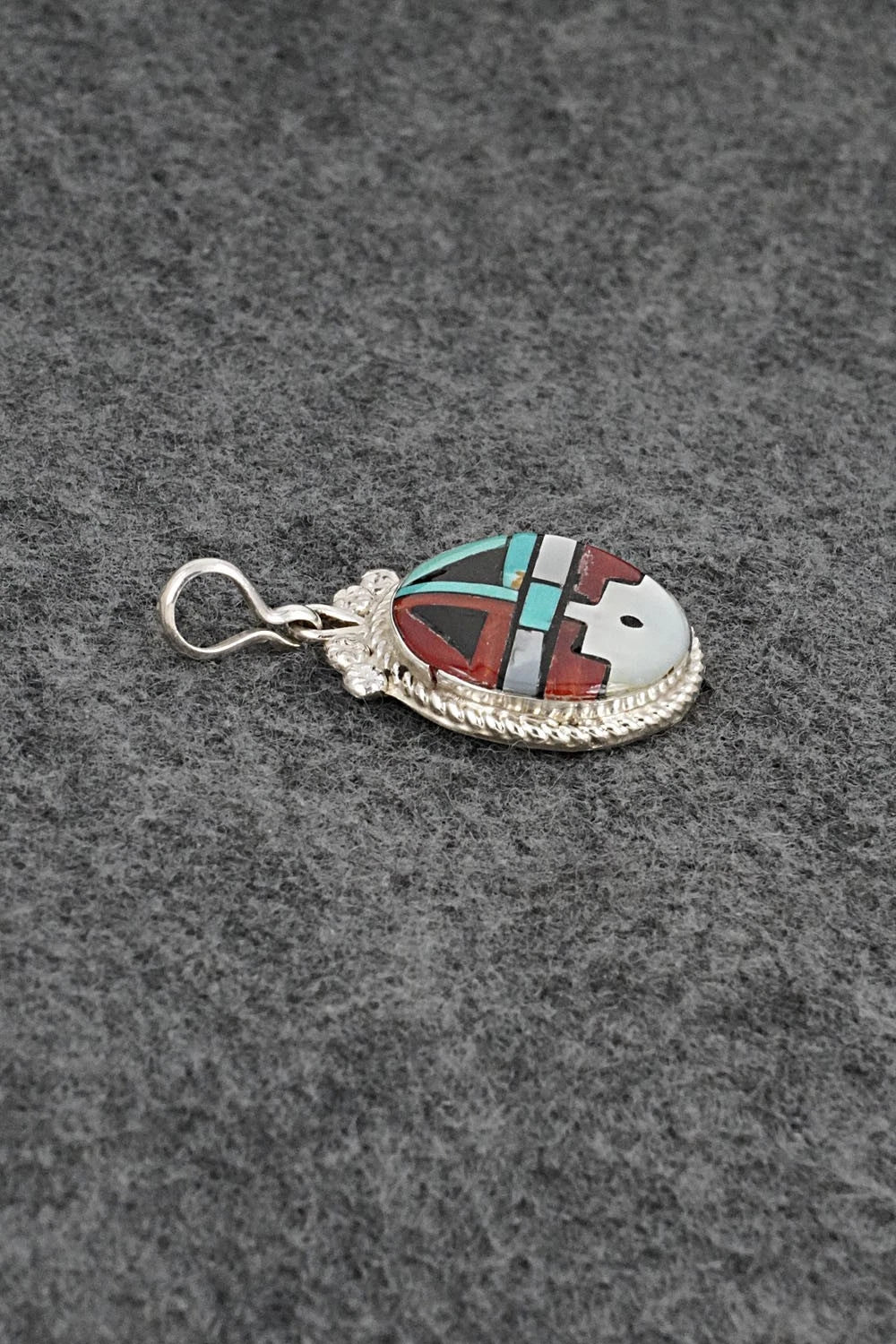 Multi-Stone & Sterling Silver Pendant - Ola Eriacho