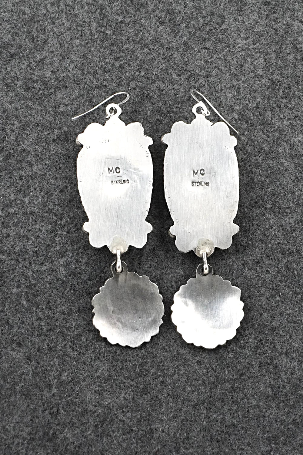 Turquoise & Sterling Silver Earrings - Michael Calladitto