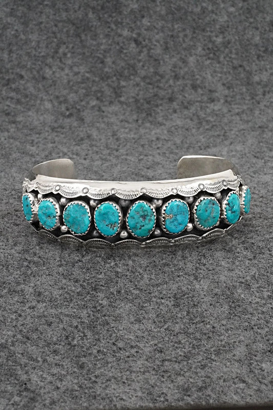 Turquoise & Sterling Silver Bracelet - Wilbert Muskett Sr.