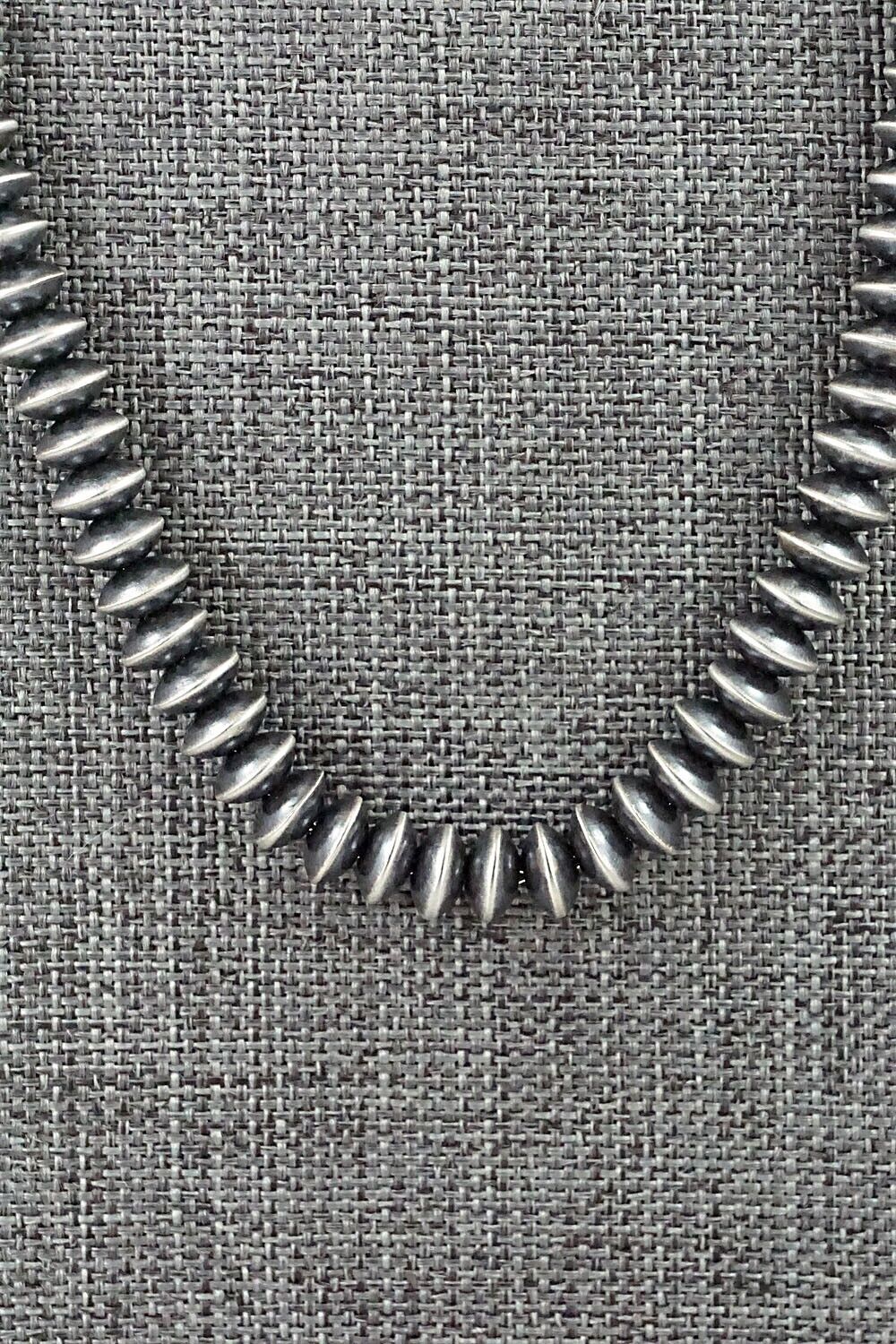 Sterling Silver Navajo Pearl Necklace 20" - Preston Haley