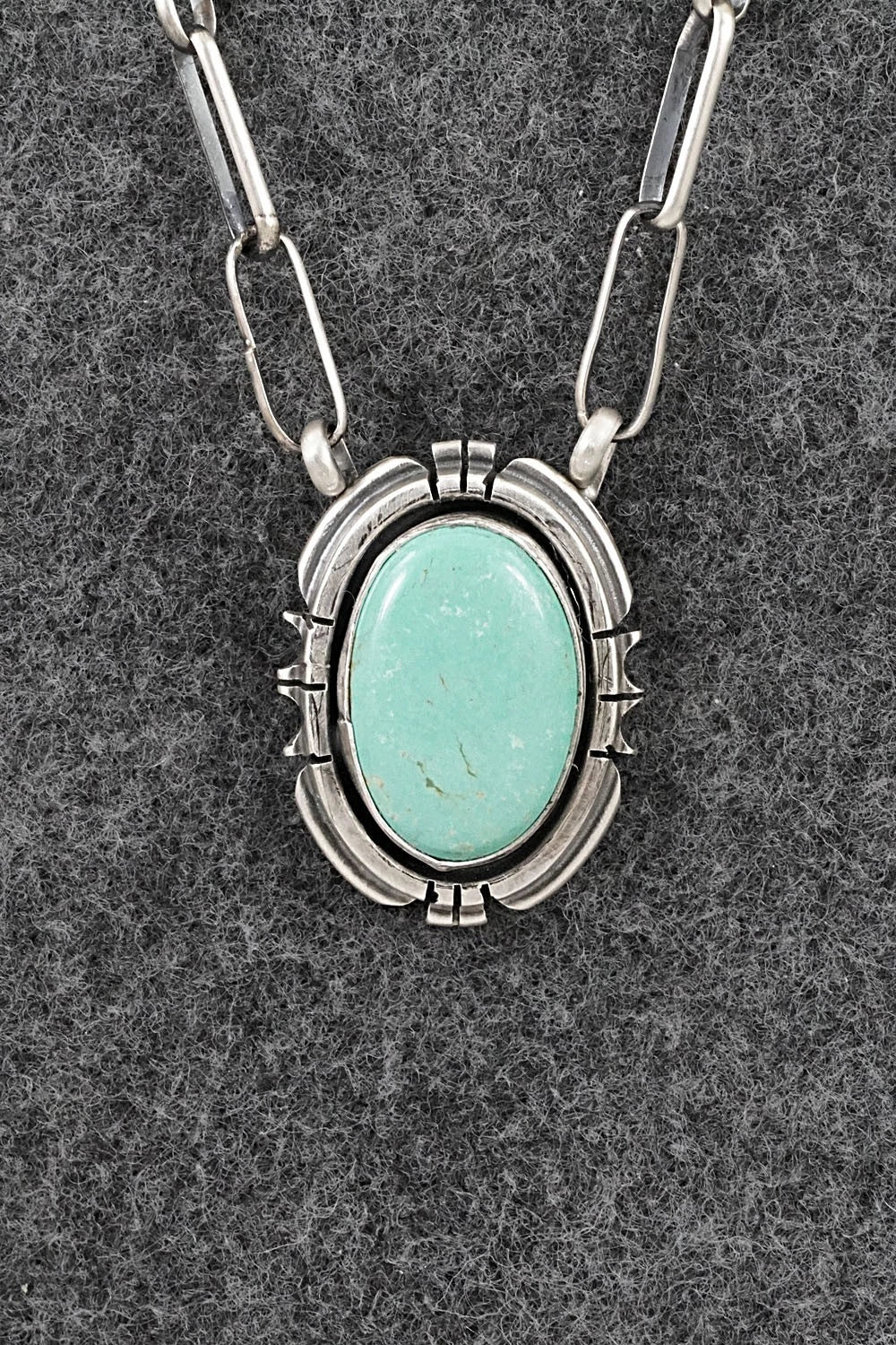 Turquoise & Sterling Silver Necklace - Daniel Benally