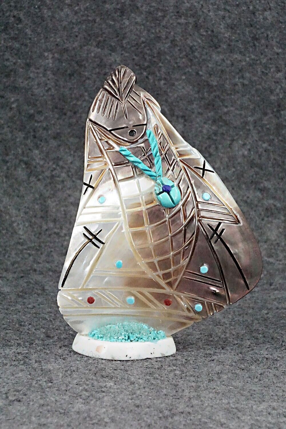 Corn Maiden Zuni Fetish Carving - Vickie Quandelacy