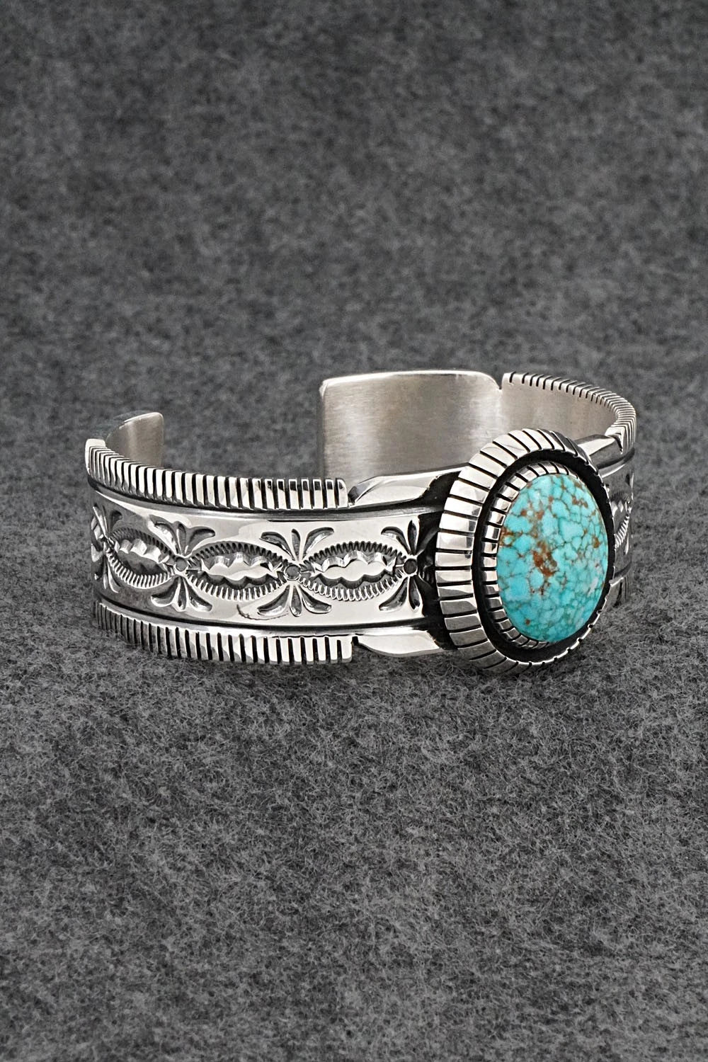 Turquoise & Sterling Silver Bracelet - Mark Yazzie