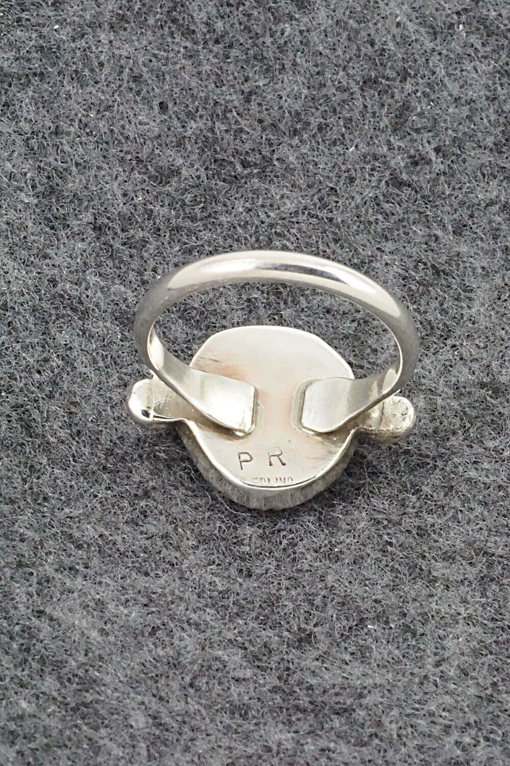 Turquoise & Sterling Silver Ring - Priscilla Reeder - Size 8.25