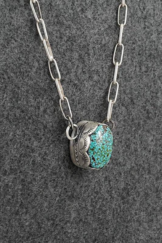 Turquoise & Sterling Silver Necklace - Randy Boyd