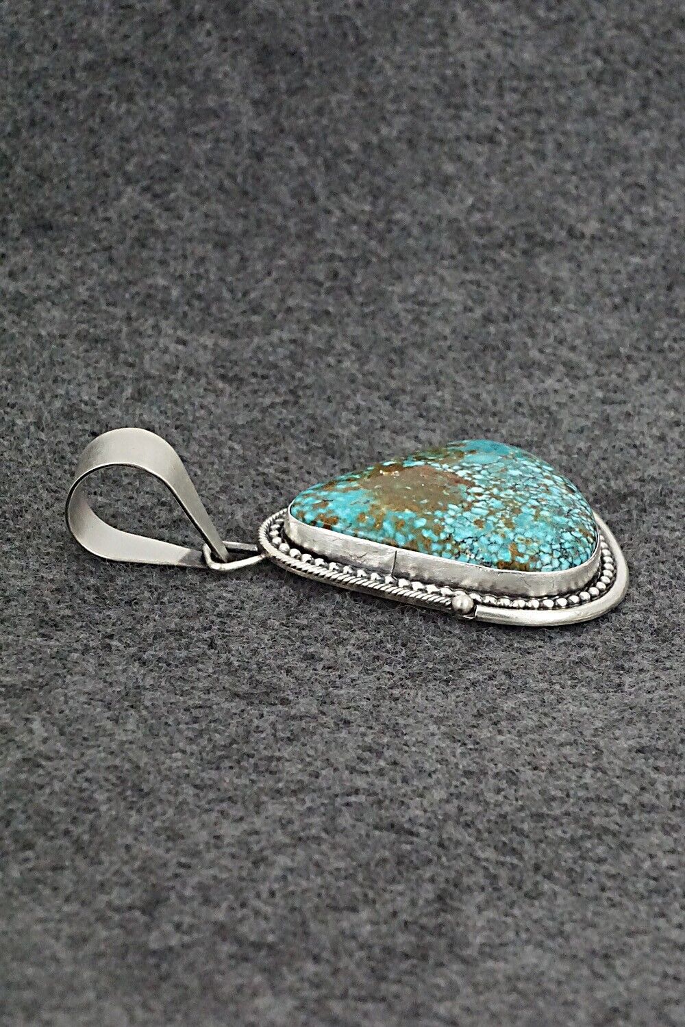 Turquoise & Sterling Silver Pendant - Daniel Benally