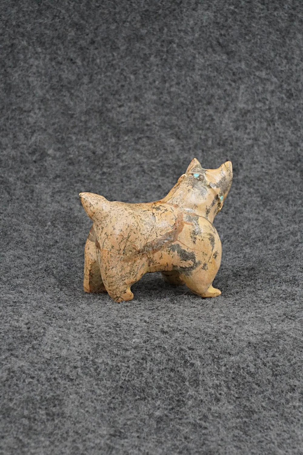 Dog Zuni Fetish Carving - Freddie Leekya