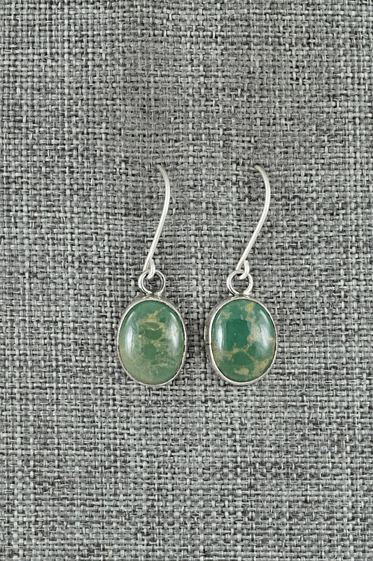 Turquoise & Sterling Silver Earrings - Rosemary Saunders