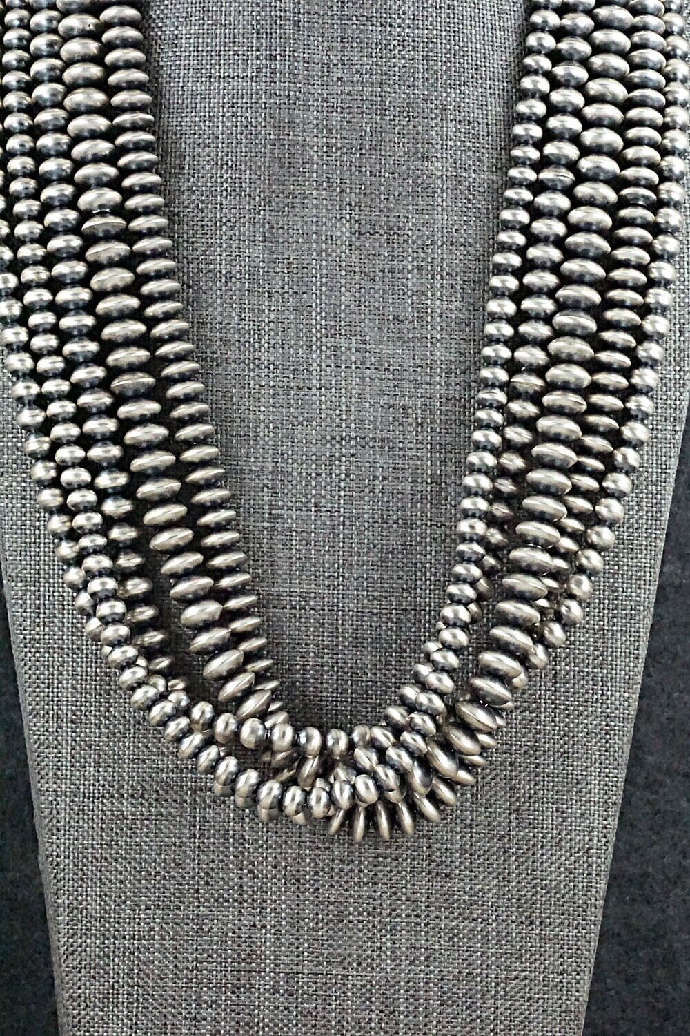 Sterling Silver Navajo Pearl Necklace - Jan Mariano