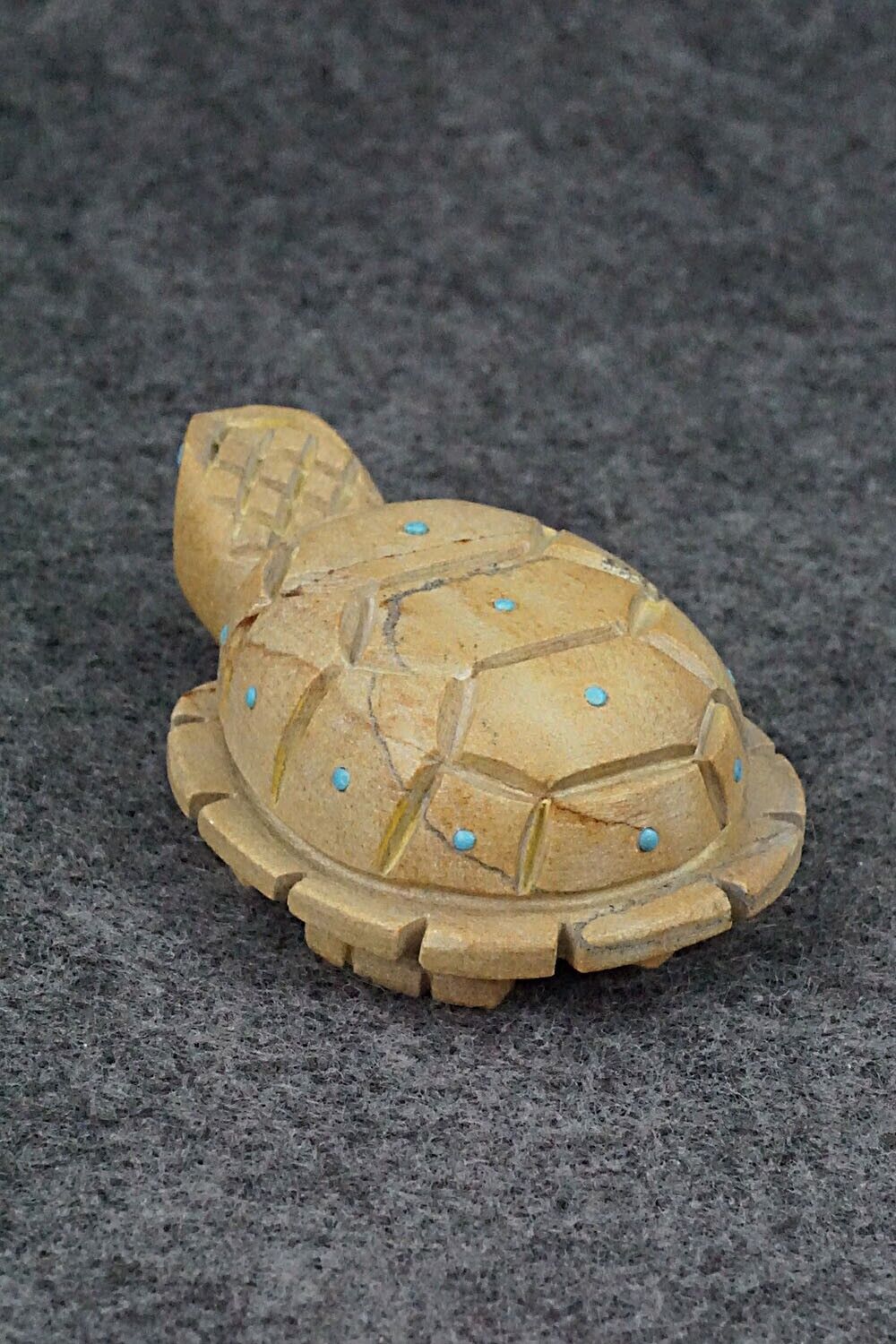 Tortoise Turtle Zuni Fetish Carving - Douglas Martza