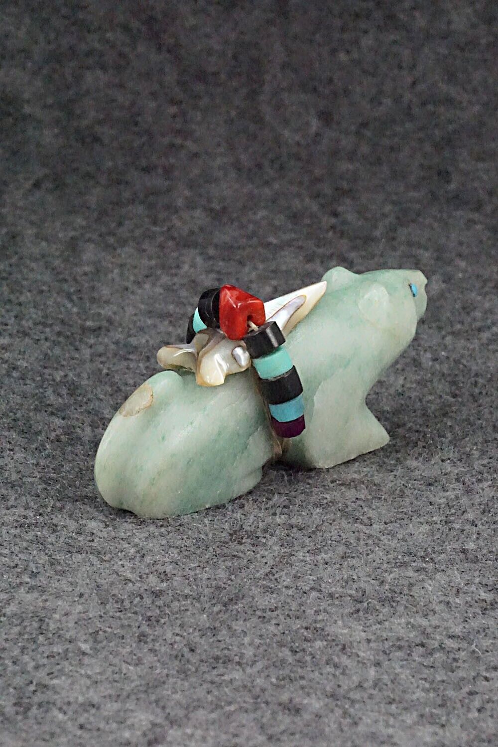 Mountain Lion Zuni Fetish Carving - Michael Laweka