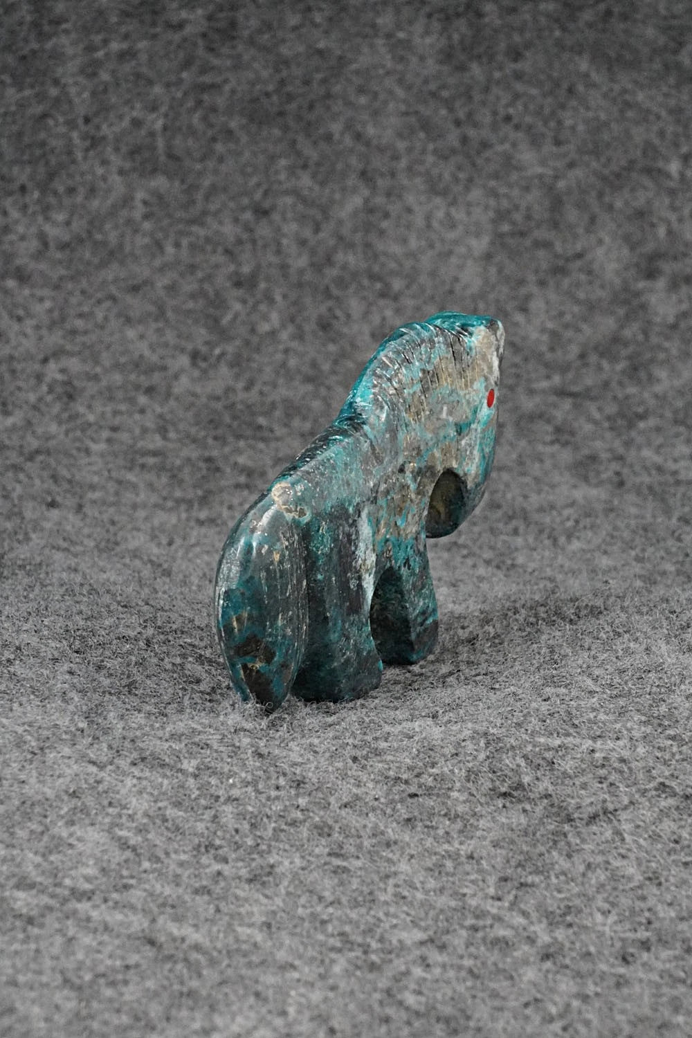 Horse Zuni Fetish Carving - Kenric Laiwakete