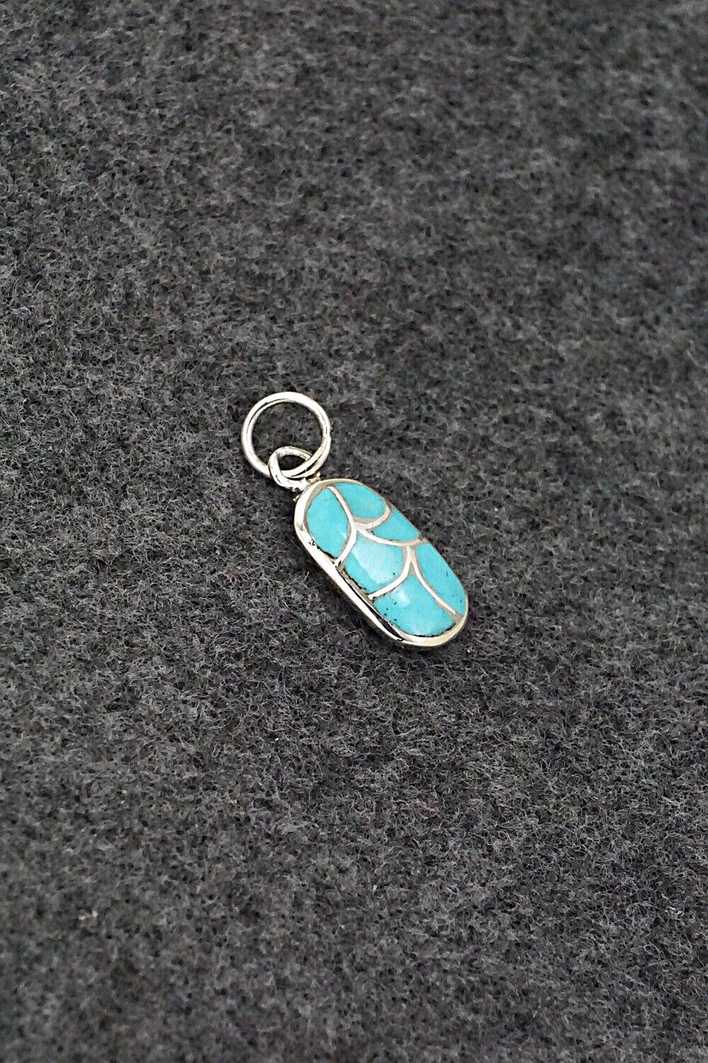 Turquoise & Sterling Silver Pendant - Orena Leekya