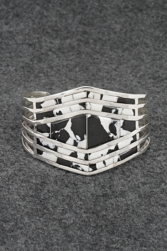 White Buffalo & Sterling Silver Bracelet - Andrew Enrico