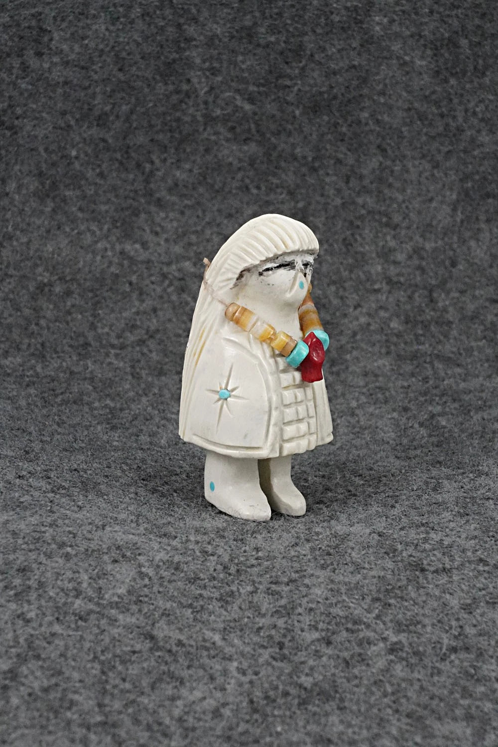 Corn Maiden Zuni Fetish Carving - Farlan & Paulette Quam