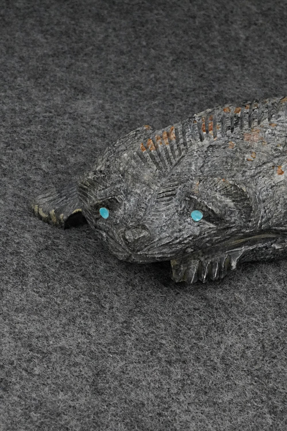 Badger Zuni Fetish Carving - Tony Mackel