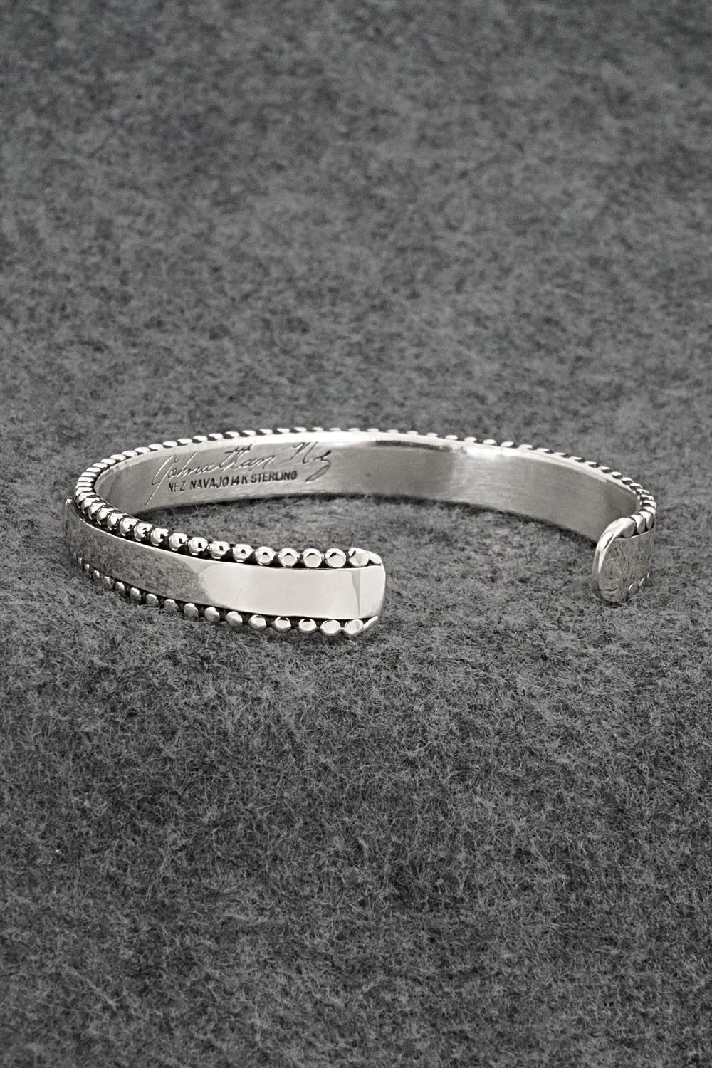 Sterling Silver and 14k Gold Bracelet - Jonathan Nez