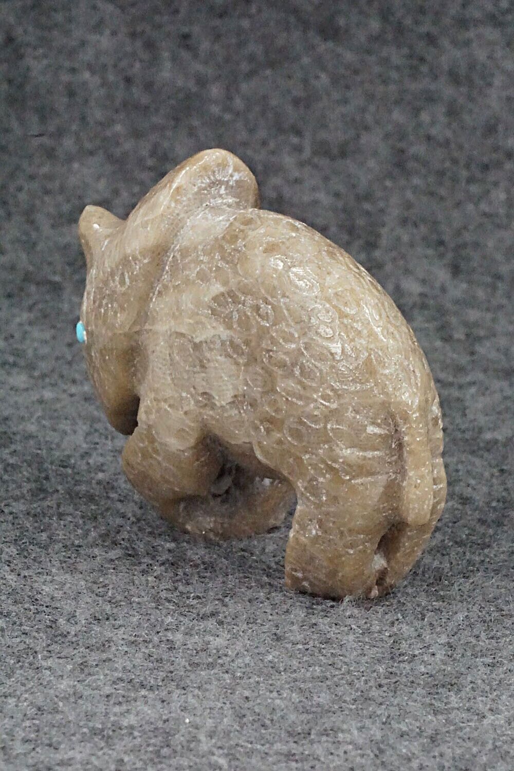 Triceratops Zuni Fetish - Derrick Kaamasee