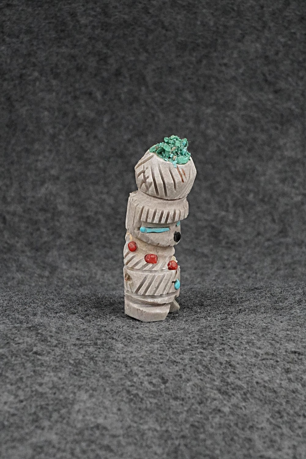 Corn Maiden Zuni Fetish Carving - Carl Etsate