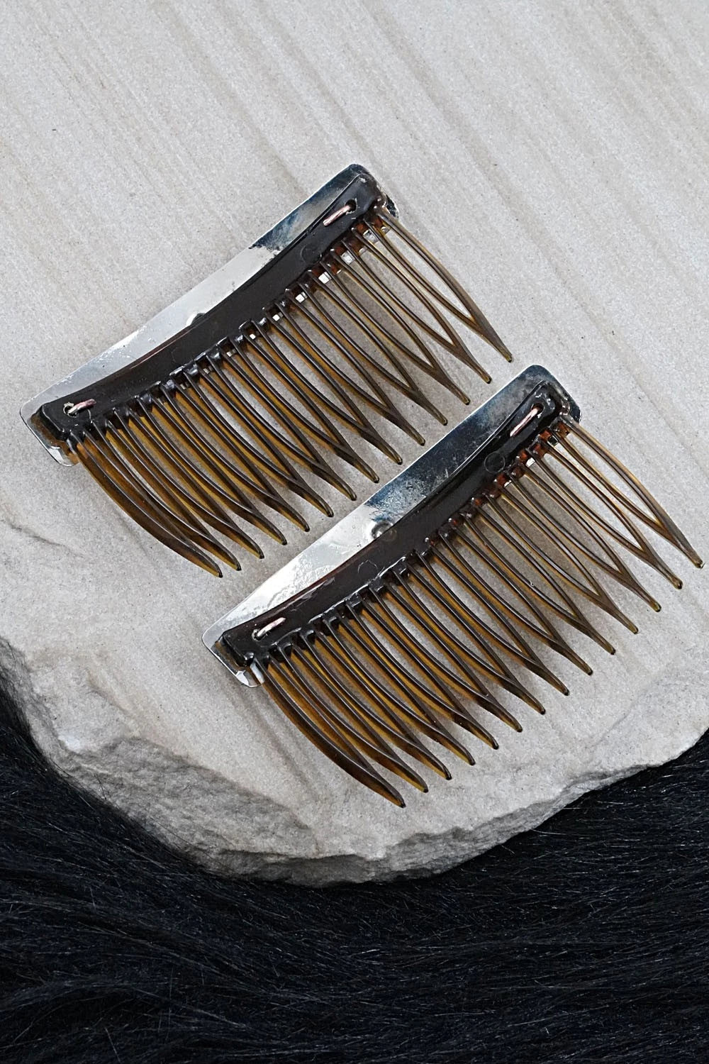 Sterling Silver Hair Combs - Bertha Begay