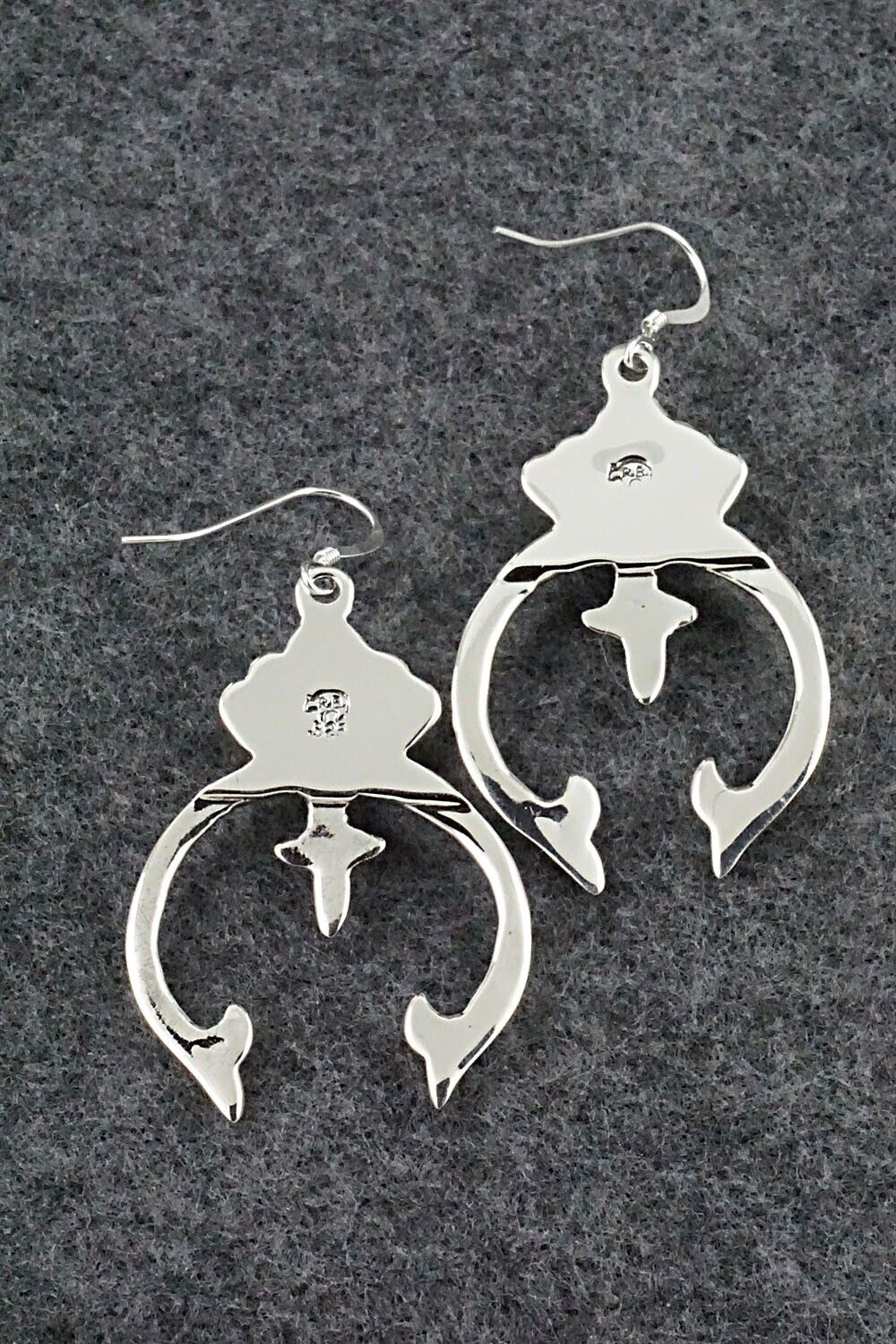 Turquoise & Sterling Silver Earrings - Sarah Yazzie