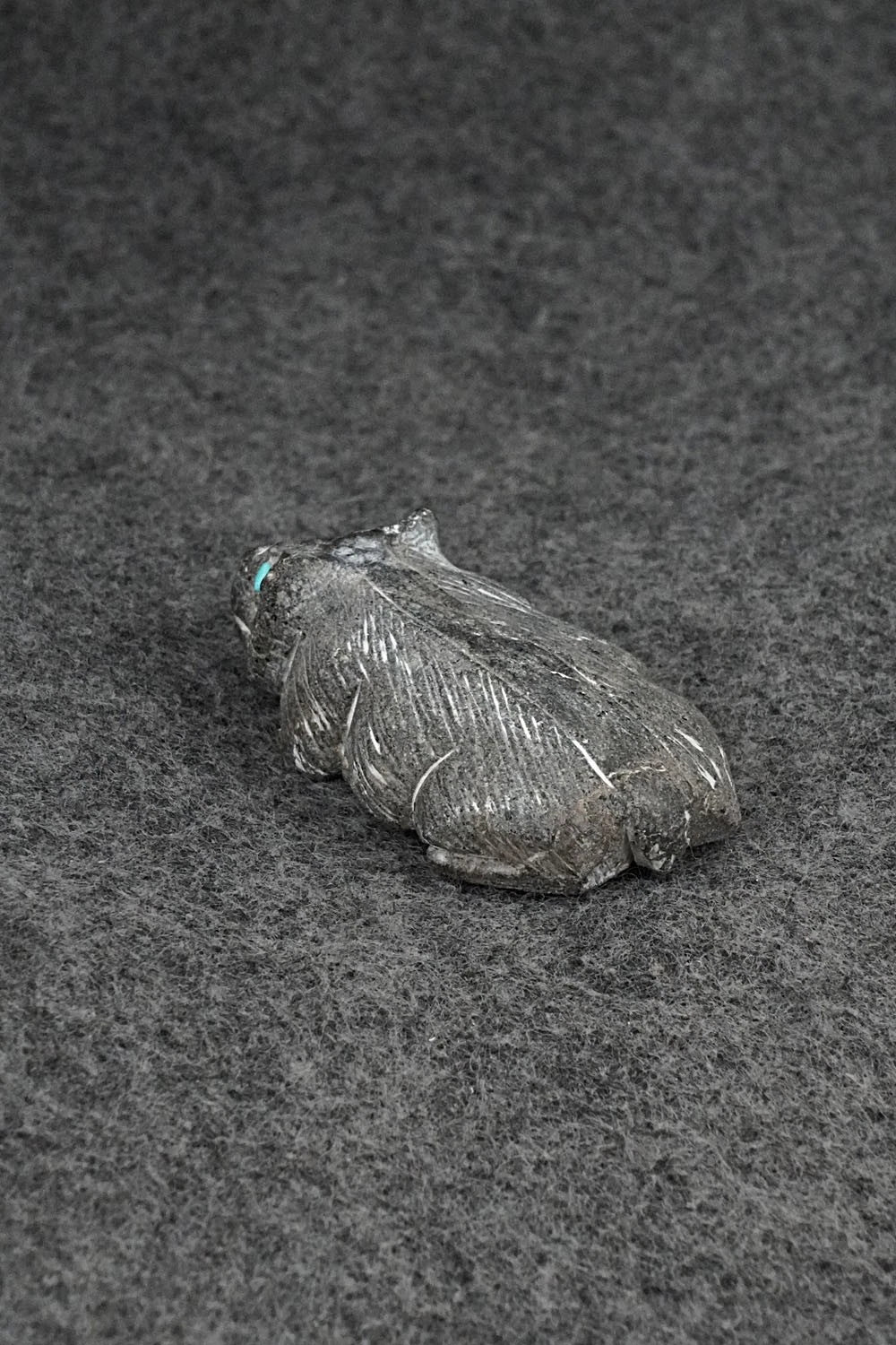 Badger Zuni Fetish Carving - Derrick Kaamasee