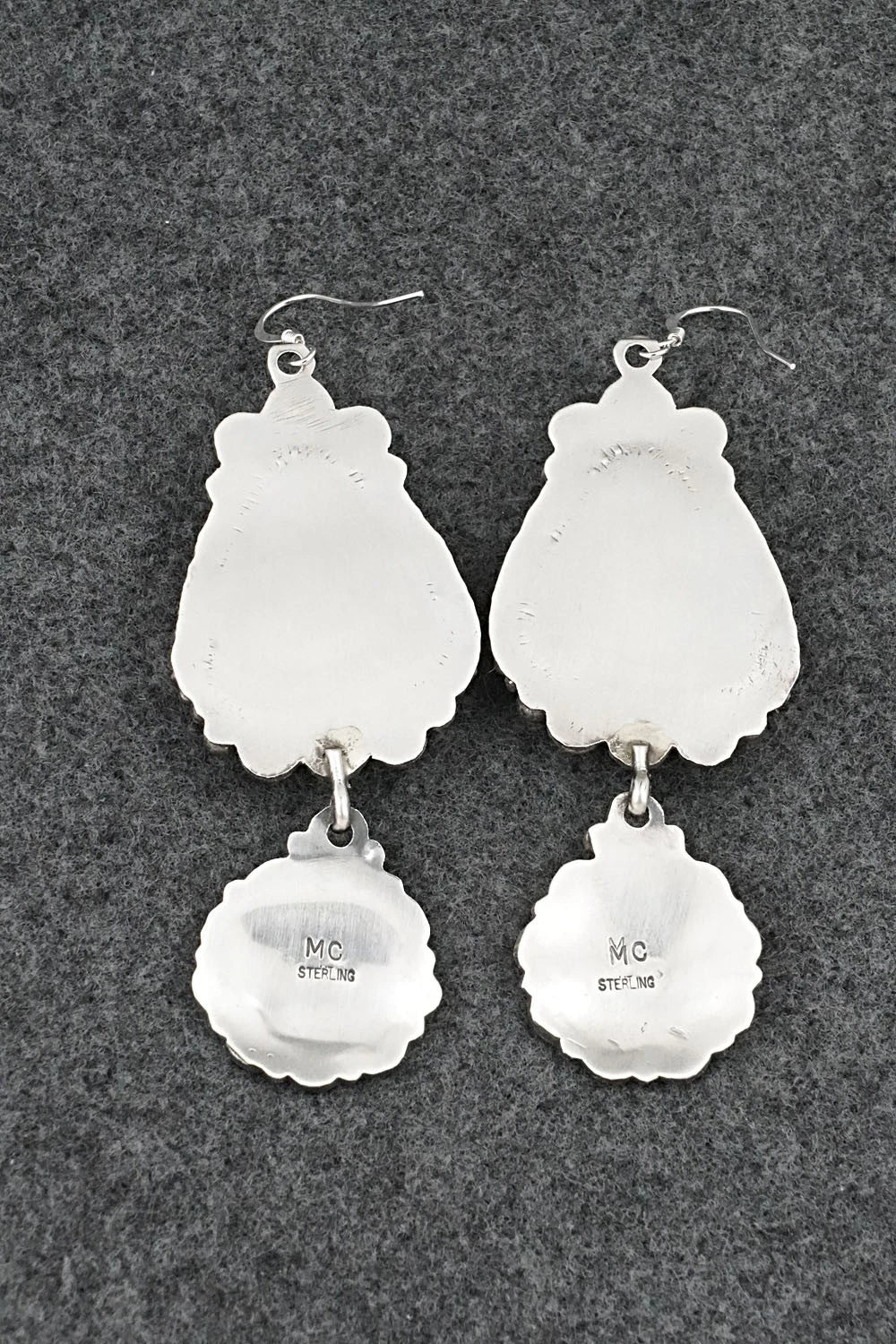Turquoise & Sterling Silver Earrings - Michael Calladitto