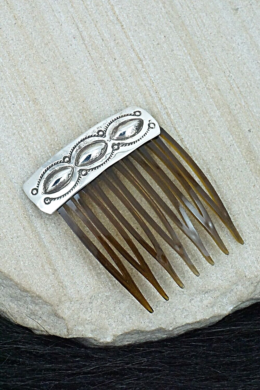 Sterling Silver Hair Combs - Jennie Blackgoat