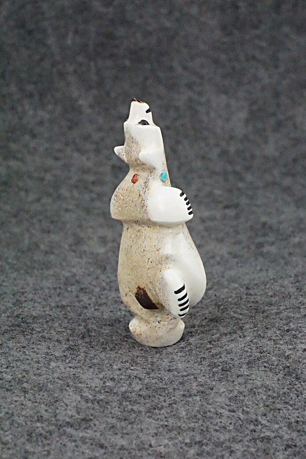 Dancing Bear Zuni Fetish Carving - Claudia Peina