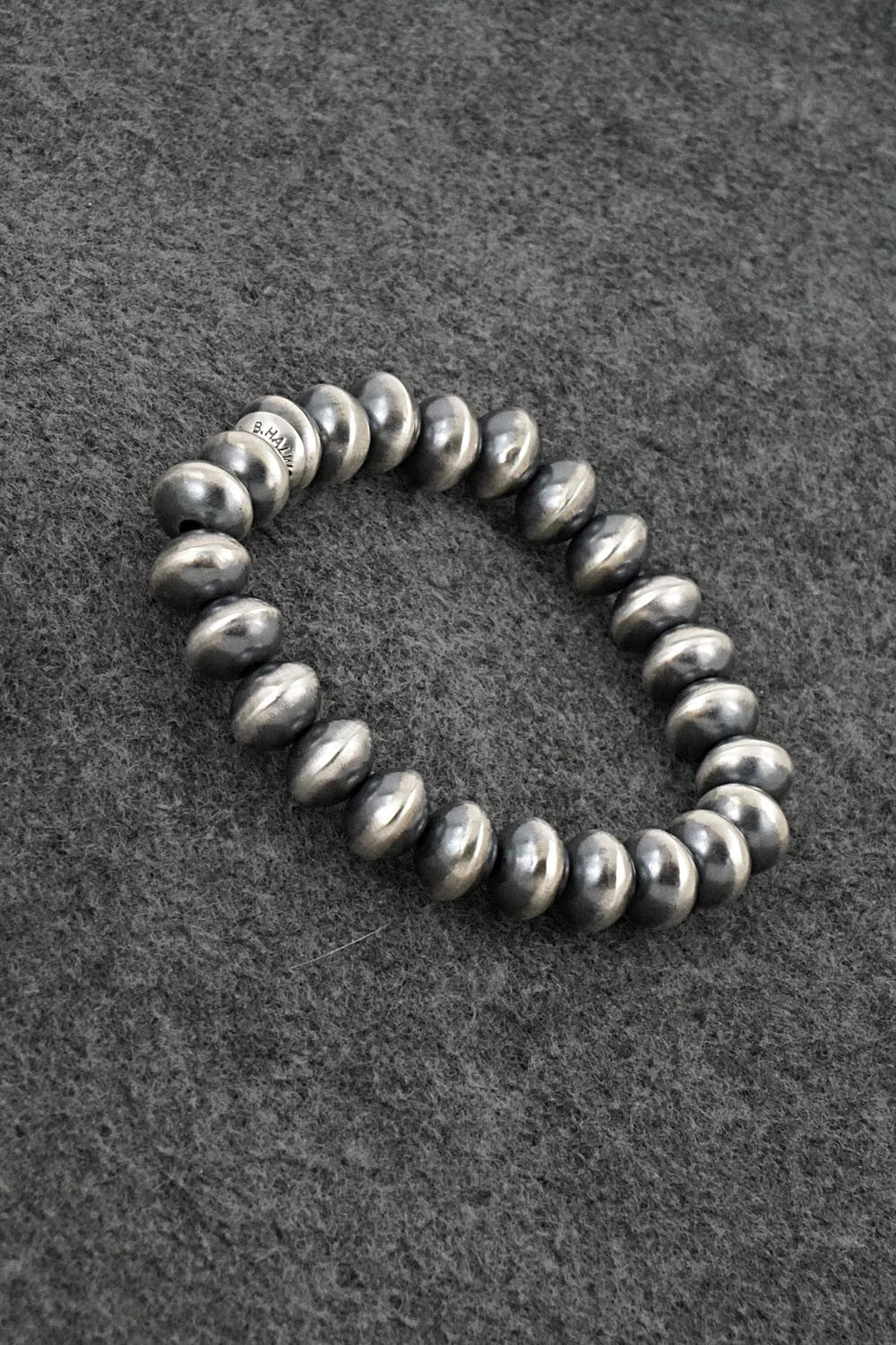 Sterling Silver Navajo Pearl Bracelet - Bryannen Halwood