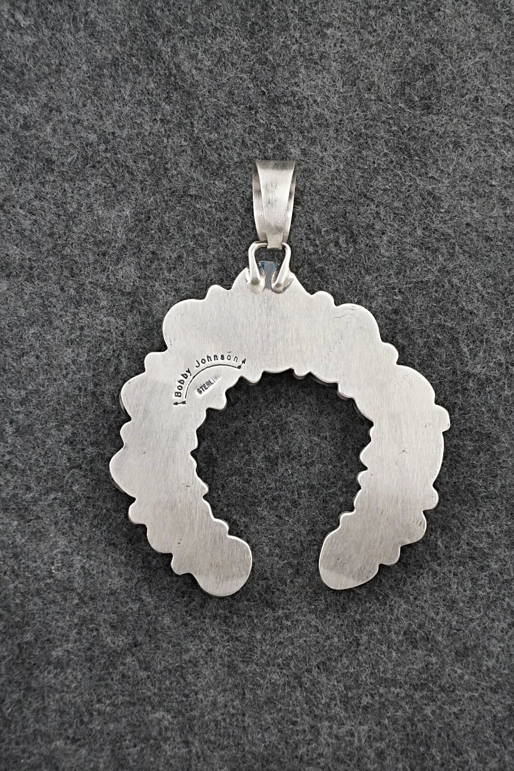 Turquoise & Sterling Silver Pendant - Bobby Johnson