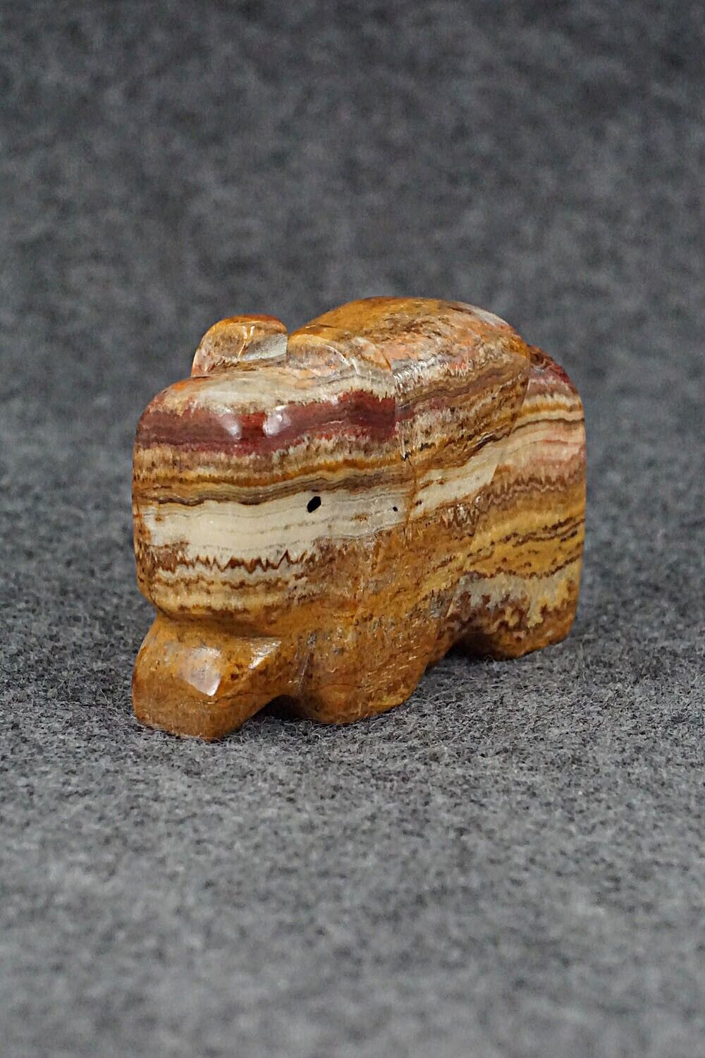 Buffalo Zuni Fetish Carving - Danny Lonjose