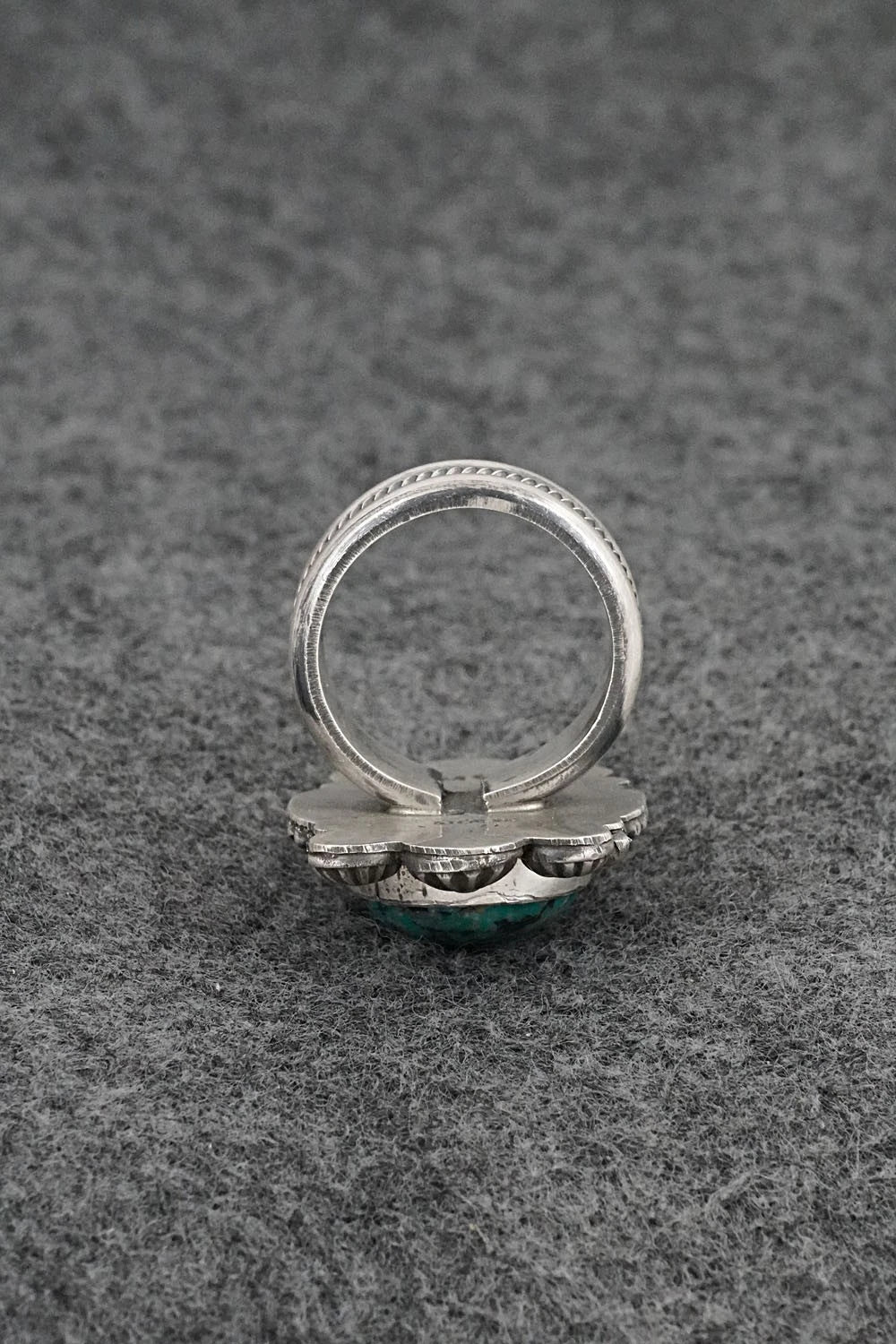 Turquoise & Sterling Silver Ring - Michael Calladitto - Size 7