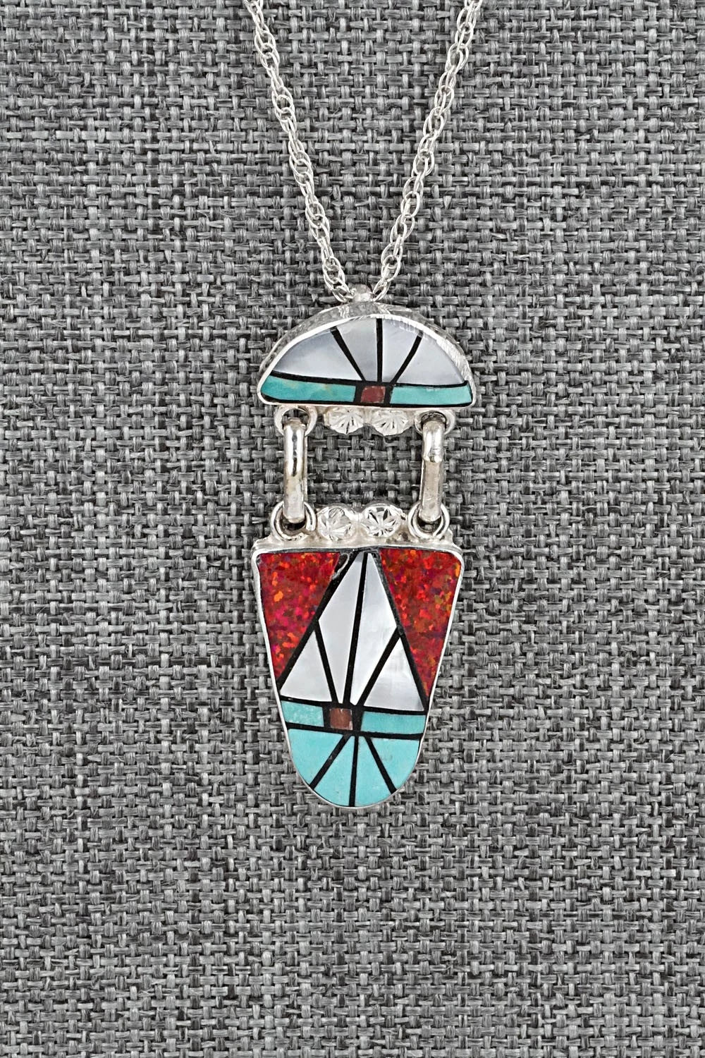 Multi-Stone & Sterling Silver Necklace - Ola Eriacho