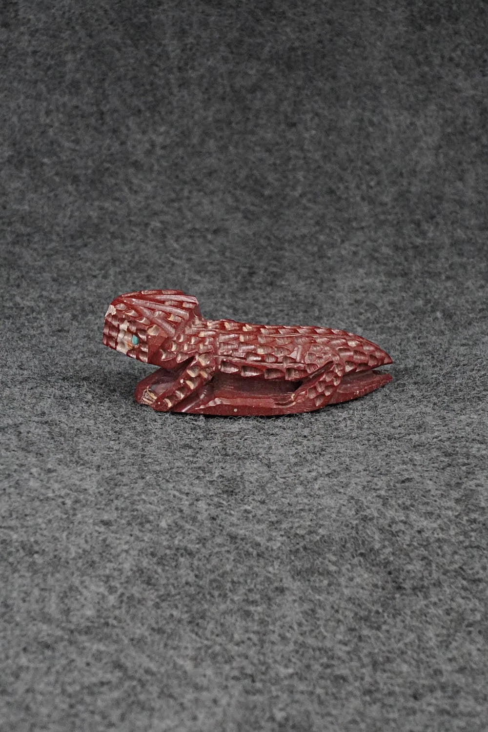 Horned Toad Zuni Fetish Carving - Jenson Charlie
