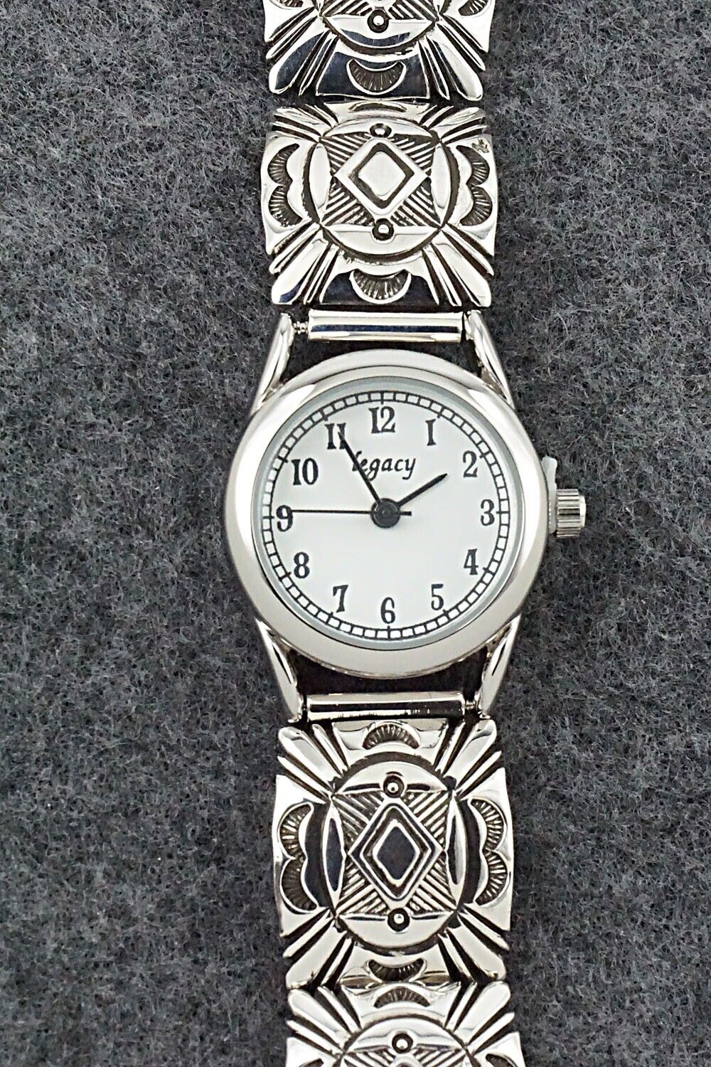 Sterling Silver Watch Bracelet - Elgin Tom