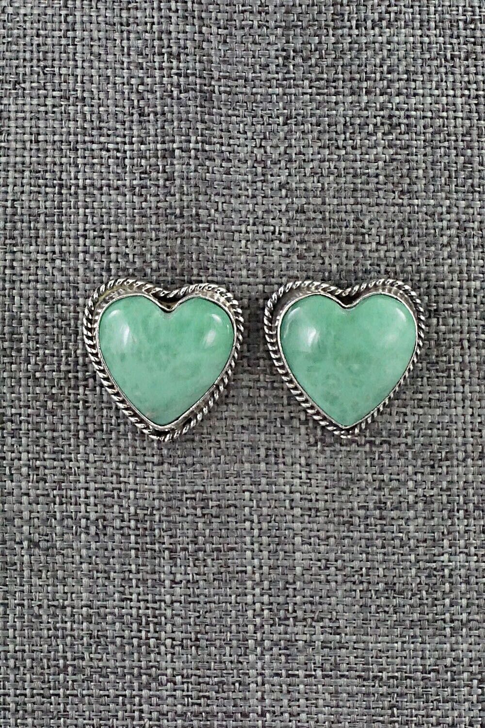 Turquoise and Sterling Silver Earrings - Sharon McCarthy
