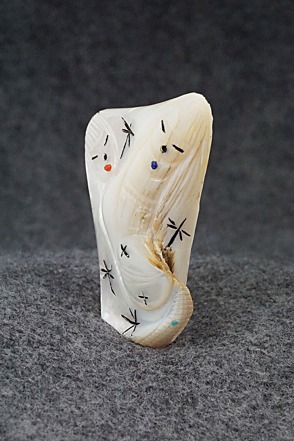 Corn Maiden Zuni Fetish Carving - Sandra Quandelacy