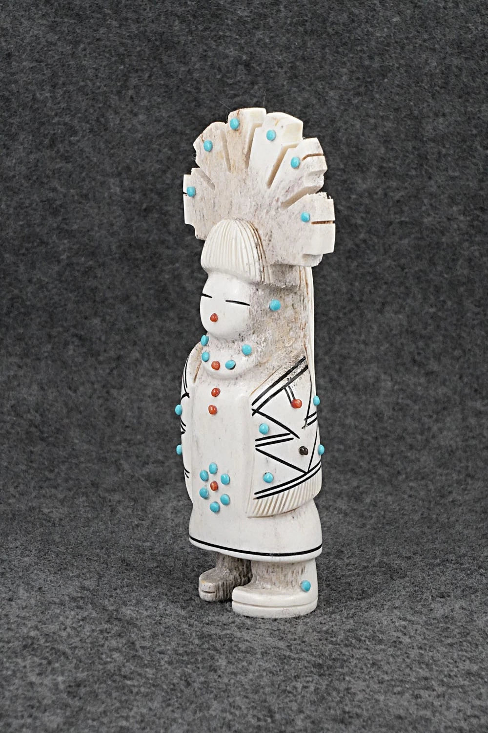 Corn Maiden Zuni Fetish Carving - Claudia Peina