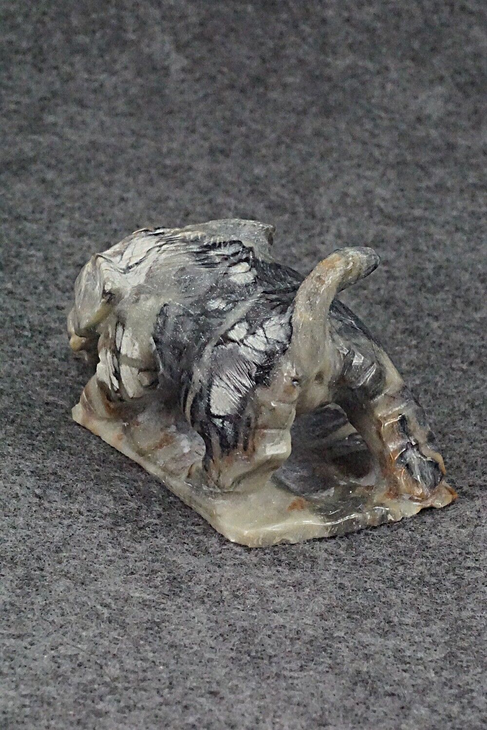 Boar Zuni Fetish Carving - Derrick Kaamasee