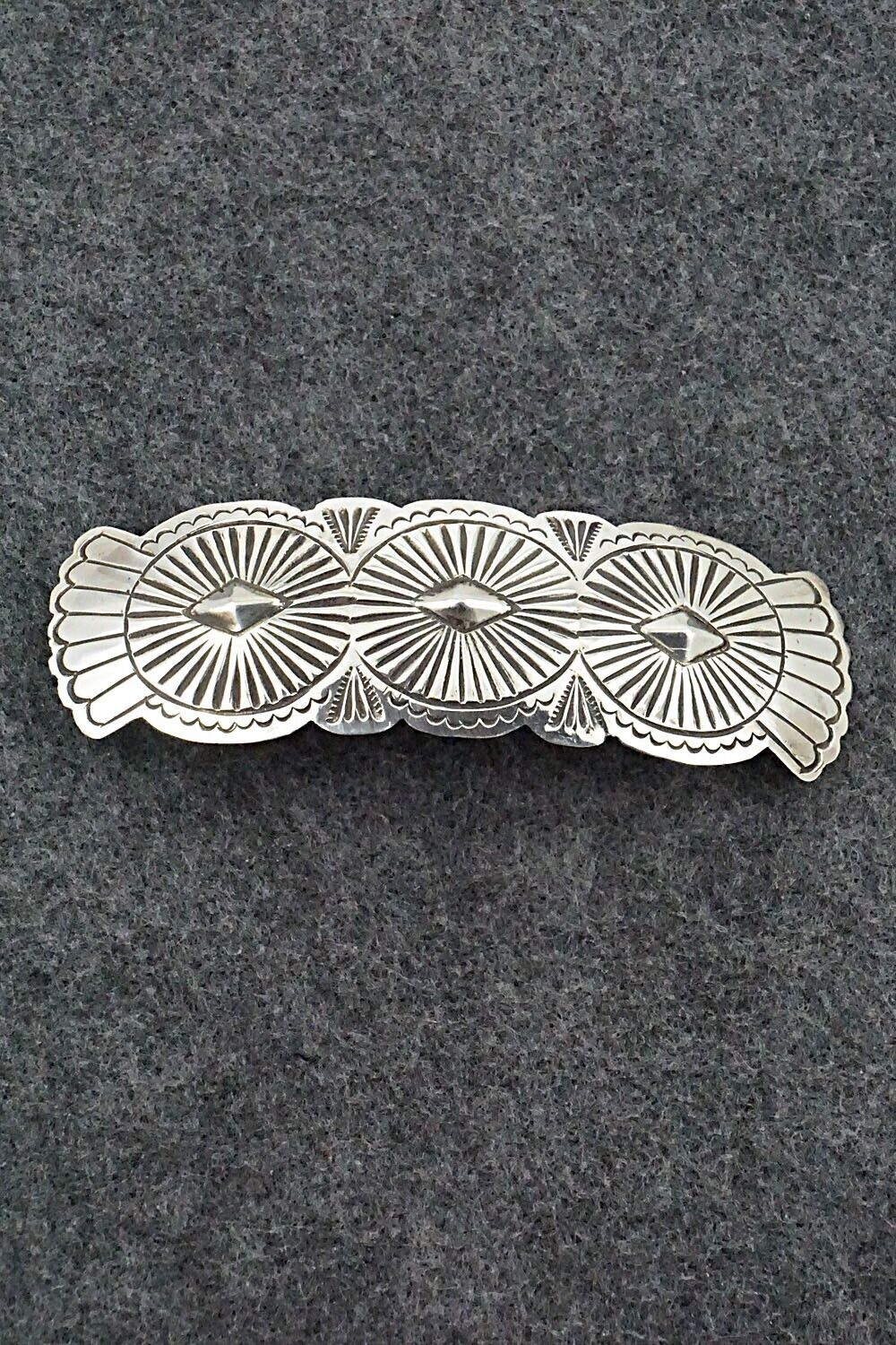 Sterling Silver Hair Barrette - Arlene Soce