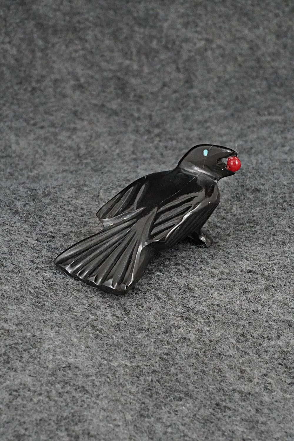 Crow Zuni Fetish Carving - Calvert Bowanie