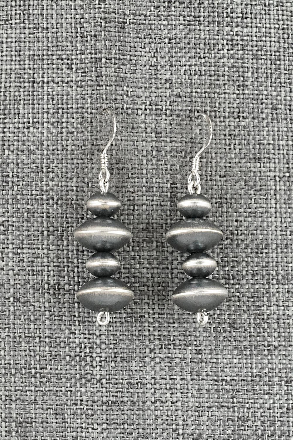 Sterling Silver Navajo Pearl Earrings - Preston Haley